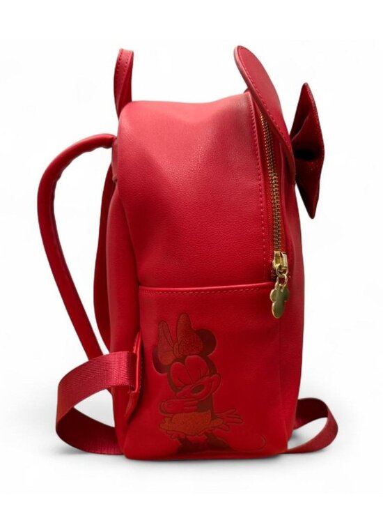 BNWT Loungefly x Minnie Mouse Red Glitter Bow Mini Backpack main image 4